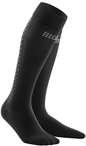 CEP Damen Recovery Pro Compression Socks Laufbekleidung Kompressions-Socken Black - Schwarz Iv