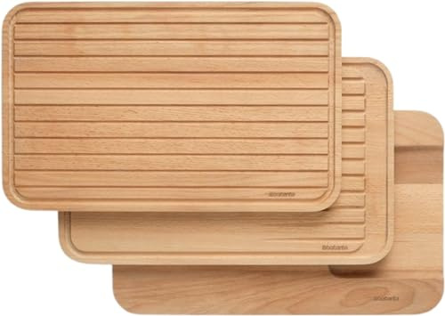 Brabantia Schneidebrett aus Holz, Set, Braun