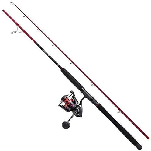 Penn Fierce IV Spin Combo Meeresangeln Köder Setup Küste oder Offshore Allrounder perfekt für Salzwasserraubtiere wie Seebarsch, Dorsch, Pollack, Wrasse