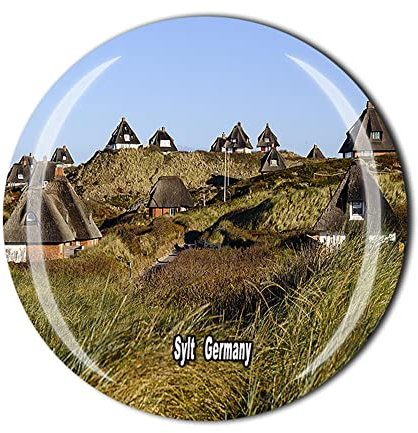 Sylt Germany Kühlschrankmagnet Touristen Souvenir Geschenkkollektion Heimdekoration Kühlschrank 3D Kristall Magnet Aufkleber
