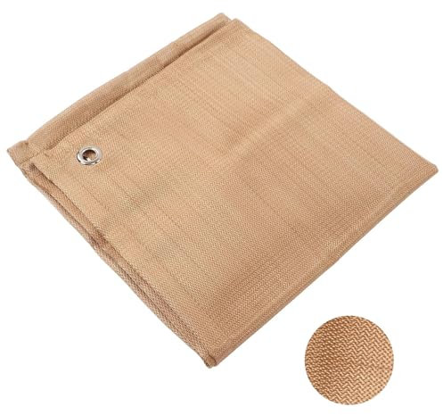 BigKing Panno ignifugo, isolamento termico in tessuto ignifugo Coperta in fibra ignifuga per barbecue da campeggio all'aperto(50×50 cm)