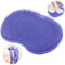 Grande Tappetino Scrubber per Piedi,Pad Massaggio Doccia Piede Spazzola Antiscivolo con Ventose,Tappetino per Piedi Scrubbe,Ridurre il Dolore e Migliorare La Circolazione Sanguigna Del Piede (Blu)