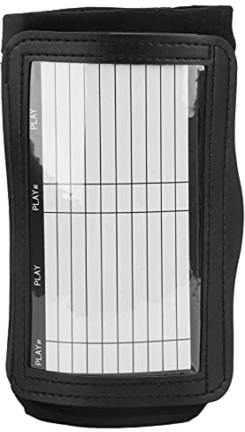 Soccer Board Wristband, Wrist Football Wristband Board Fold Transparent Cover Raining Assistant Football Board Wrist Sleeve für Rugby, Softball und Tennis