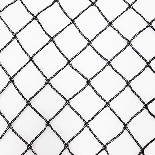 Aquagart® Teichnetz Vogelschutz 20mm x 20mm Maschenweite I Pool Laubnetz schwarz I Obstbaumnetz feinmaschig I Beet Netz stabil I Silonetz I Fischteichnetz Reiherschutz I Volierennetz (8m x 10m)