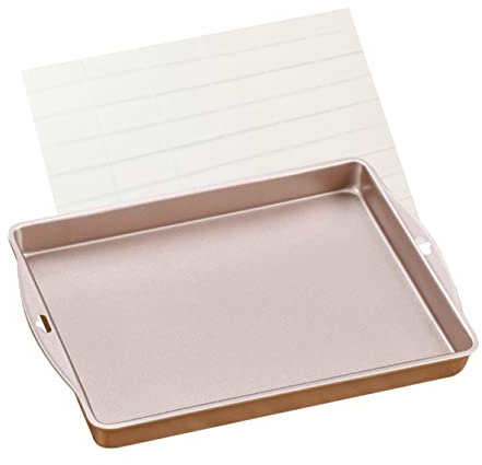 Zerodeko Nougat Mold Set Baking Tray and Grating Board Non-Stick Rectangular Candy and Dessert Making Molds for Home Baking Multi-Functional Nougat and Snowflake Crisp Kit