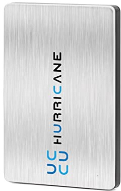 HURRICANE MD25U3 Externe Festplatte 500GB 2,5 USB 3.0 tragbare Speicherplatte für Fotos TV Laptop PS4 PS5 Xbox kompatibel mit Windows Mac Linux - Silber