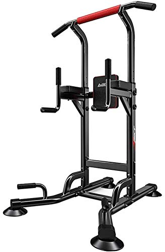 Squat Rack Hantelbankdrücken Ständer verstellbar mit Klimmzugstange Multifunktions-Langhantelständer für Heim-Fitness-Fitness-Ständer