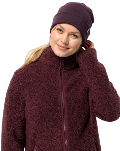 Jack Wolfskin Unisex Rib Beanie-Mütze, Midnight Plum, Einheitsgröße