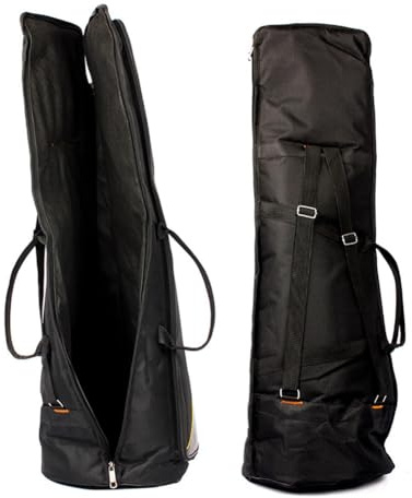 HDYNUZ Tragbare Tenorposaune-Tasche, Oxford wasserdichter Tenorposaune-Gigbag-Rucksack, verstellbare Schultergurte, Messing-Musikinstrumentenkoffer, Teile-Zubehör