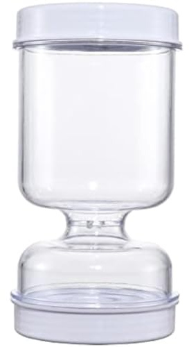 Bivwopei Gurkenglas, Einmachglas mit Sieb, Sanduhr, eingelegter Behälter mit Deckel, umgedrehtes Kimchi-Glas