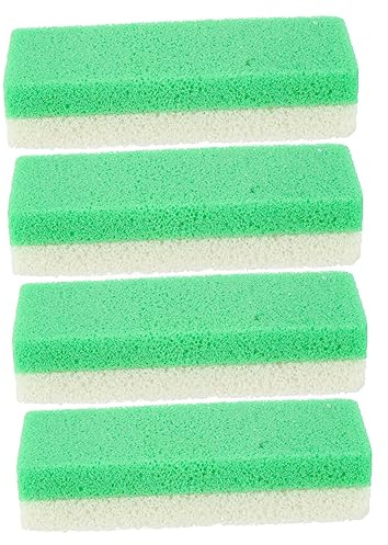 MERRYHAPY 4 Stück Fußbimsstein Grün Peelend Hornhautentferner Hornhaut Stein Für Pediküre Fußpflege Tools Mit Hautmassagefunktion Für Glatte Füße Badezimmer Gebrauch