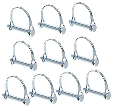 BESPORTBLE 10pcs Lock Pin Quick Release Coupler Pin for Trailers Carbon Steel for Farm Hitch
