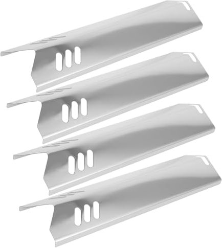 KITANDOVE 4stücke Verstellbare Heizplatten Für Gasgrills Langlebige Hitzeschild Ersatzteile Für Gleichmäßige Wärmeverteilung Und Schutz