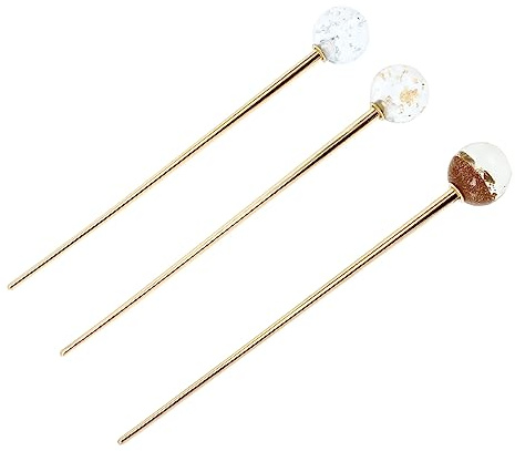 BELLIFFY 3piezas Accesorios Palillos Pelo Horquillas Moños Diseño Elegante Para Mujeres