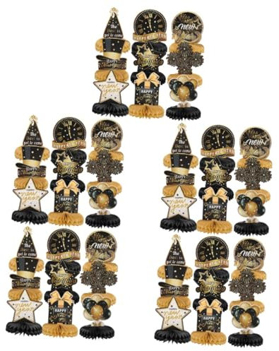 Alipis 5sätze Neujahr Honeycomb Bälle Papier Waben Dekorationen Für Frühlingsfest Tischaufsätze Und Party Deko Premium Papier Vielseitig Einsetzbar Für Feiern Und