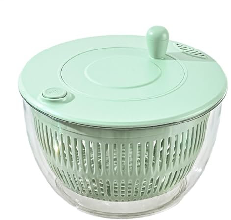 Vegetable Dryer Spinner - Pasta and Fries Pump Spinner | Durable Multifunction Kitchen Gadget, Easy to Use Multifunctional Vegetable Dehydrator, Long-Lasting Fries Pump Spinner for Fresh, Crisp Salad