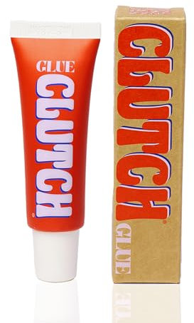 CLUTCH Glue, Fashion Body and Clothing Liquid Adhesive, Quick Dry, Strong Hold & Non-Toxic, Boob Tape Alternative, 15 ml (Pack of 1)