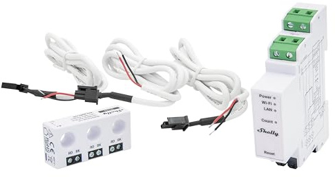 SHELLY Energiezähler Pro 3EM-3CT63, Wlan, BT, LAN