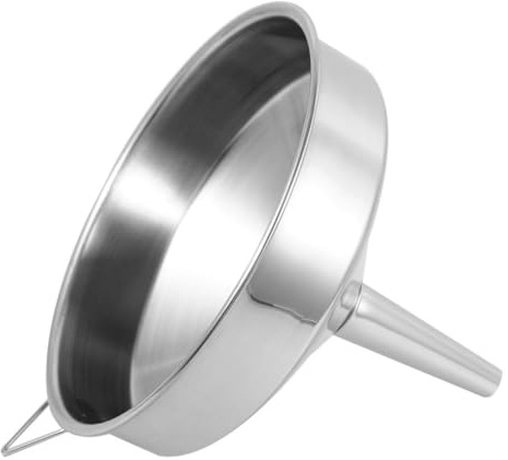 YOSADIER Embudo Grande Inoxidable Boca Ancha para Aceite de Cocina Automotriz Industrial Transferencia Rápida de