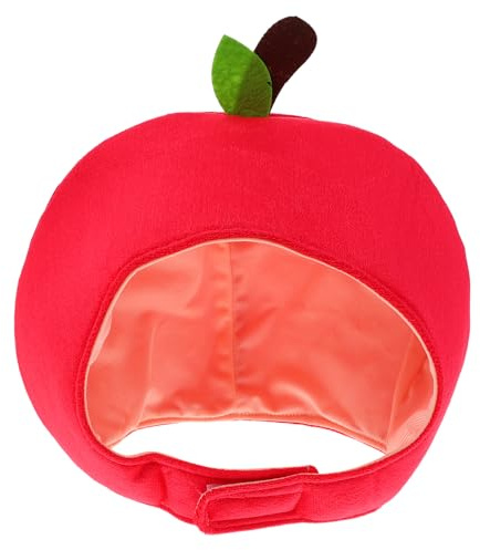 Vaguelly Cartoon Headgear Fruit Costume Funny Caps Novelty Hats for Adults Silly Red Fruit Hat Boys and Girls Fruit Costume