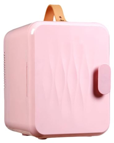 VIVIWI Petit réfrigérateur portable avec poignée 6 L pour soins de la peau, cosmétiques, aliments et boissons