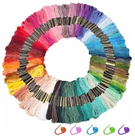 100 Couleurs Fils Bracelet Brésilien 8 m, Fil Broderie