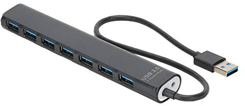 KIMISS 7 Port USB 3. Hub High Speed Splitter Portable Adapter 5GB - Ideal Laptop and PC - Electronics/Computers & Accessories/Computer Accessories & Peripherals/USB Hubs