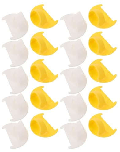 NIYANGLE 20 Piezas Regla de Dobladillo para Coser Ayudas de Costura Herramienta de Costura de Bordes Unidades para Coser Mano para Acolchado de Tela