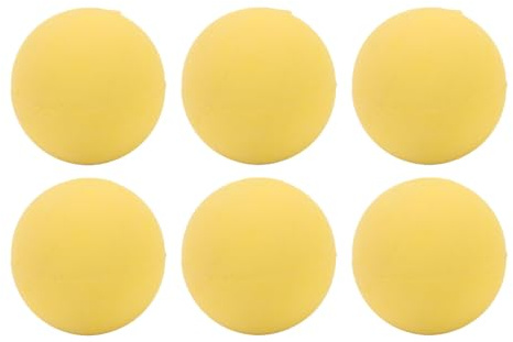 Huairdum Lacrosse-Ball-Set, Elastischer, Leichter PVC-Trainingsball mit Hervorragendem Griff, für Kinderclub-Training und Massage (6PCS)