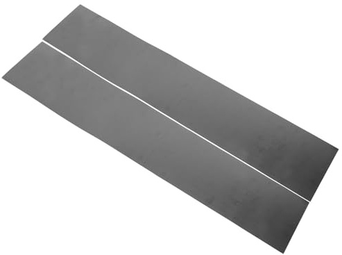 POPETPOP 1set Door Kick Plates Protective Metal Plates Stainless Steel with Self-Adhesive Temperature Adaptive Glue, Thick and Flat Design for Wood Doors, for Home and Front Porch 2pcs