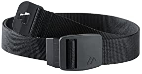 Maier Sports Eco Belt, Gürtel, Bequemer Outdoorgürtel mit Kunststoffschließe für Männer und Frauen, Extrem leicht, Stufenlos verstellbar, Perfekter Sitz