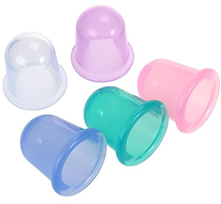 ROSENICE Lot De 5 Ventouses En Silicone Pour Massage Corporel Soulagement Des Douleurs Musculaires Circulation Sanguine Améliorée