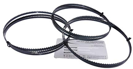 SMI 3er SET Holz-Bandsägeblatt 1490 x 6 x 0,65 mm 6 ZpZ Holzsägeband Sägeband für Scheppach