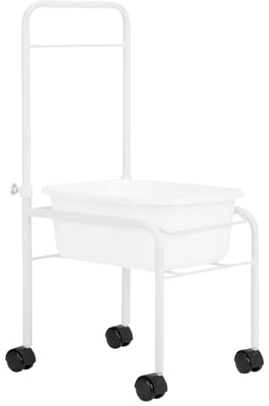 Activeshop Fussbadewanne Weiss auf rädern