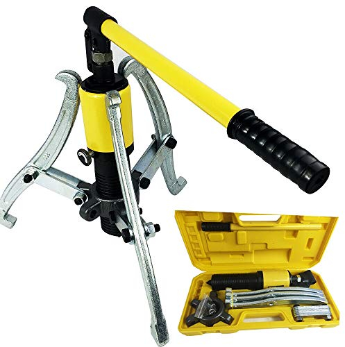 Fetcoi Hydraulik Abzieher 15T Hydraulisch Radnabenabzieher mit 3 Backen Polradabzieher Hydraulic Gear/Bearing/Wheel Bearing Puller Lagerabzieher Puller Garagen Werkzeugsatz Kit