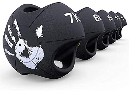 Medizinball Doppelgriff Medizin Ball Bouncy Ball, Ganzkörperkernmuskel Training Widerstandstraining Aerobic Übung Fitness Ball (Size : 4kg/8.8lbs)