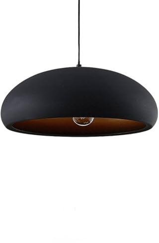 Ceiling Light 'Gerwina' dimmable (Modern) in Black Made of Metal for e.g. Living Room & Dining Room (1 Light Source, E27) from Lindby | Pendant Lighting, lamp, Hanging lamp, lamp, Ceiling lamp