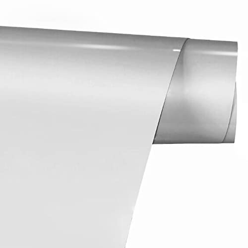 FORBELL Plotterfolie Textil, 30.5cm×3 Meter Textil Bügeltransferfolie (Silber)
