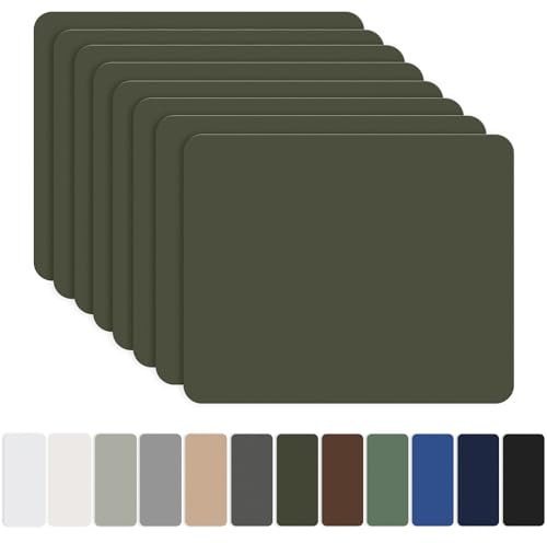 Nylon Selbstklebende Patches, OAZ 8 Stück 20x15cm Selbstklebender Wasserdichte Reparatur Patch, Nylon Flicken Selbstklebend Armeegrün, für Zelte, Daunenjacke, Schlafsack, Tasche