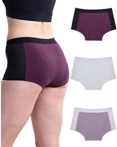 Neione Periodenunterschwäsche Starke Blutung Boxershorts 3er,Liberal XL
