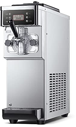 SmPinnaA Macchina per Gelato Duro Commerciale da 16 L/Ora, Gelatiera Professionale da 1200 W, Congelamento Rapido con Un Clic E Pulizia Automatica, Ce/Fcc/CCC/Pse