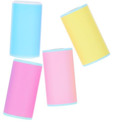 GETAJGHSD 4rollen Klebefähige Thermietiketten Für Mini-thermodrucker Selbstklebende Etiketten Für Mini-drucker Thermietiketten Für Thermodrucker Selbstklebende Aufkleber Für Drucker