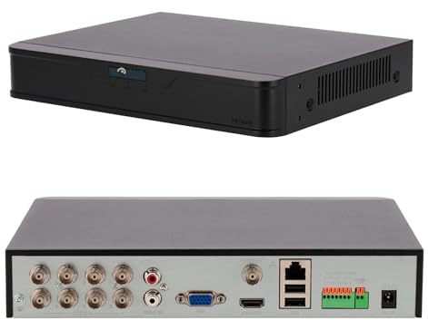 XVR RTV SECURITY 4K 8MP 8 canali BNC + 4 canali IP ibrido Analog Network Video Recorder XVR301-08Q3 compatibile con Uniview (SENZA Hard Disk)