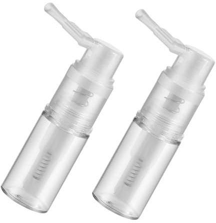 ADOCARN 2stücke Körperpuder-applikator Nachfüllbare Sprühflasche Mit Langer Düse Tragbarer Glitzer-fixierspray Für Bastelkuchen Und Friseurarbeiten Gleichmäßige Verteilung