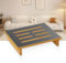 WRQIOO Marchepied en bois massif de 8,9 cm, à une étape, avec revêtement en caoutchouc antidérapant, marchepied en bois, tabouret de lit en bois, tabouret matelassé en bois pour cuisine, salle de bain