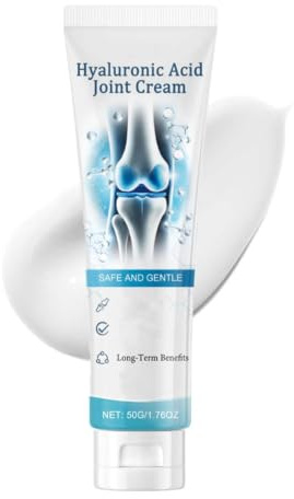 Hyaluronic Acid Joint Cream - Knee Cream - Massage Gel - Non-Greasy Fast Absorption for Muscle/Back/Knee/Joint