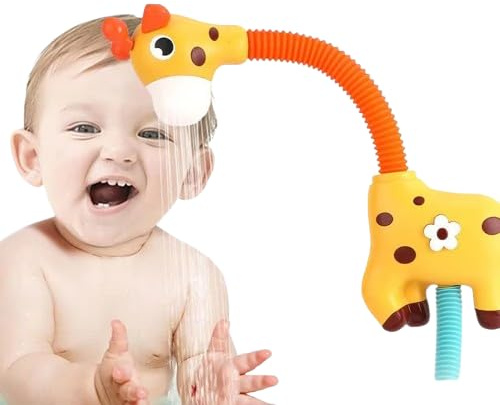 Baby Bath Toy, Giraffe Water Sprinkler, Bathtub Shower Sprayer for Infants and Toddlers