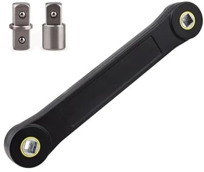 Juego De Llaves Inglesas Juego De Llaves De Extensión Universales, Llave Dinamométrica Combinada Con Adaptador De 3/8'' Y 1/4'', Herramienta Manual For Reparación De Automóviles Amplia AplicacióN
