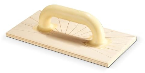 blizz-z Holz-Reibebrett - Maße: Breite: 140 mm x Länge: 280 mm - 1 Stück | aus extrem robusten Abachi-Sperrholz, Griff aus PE - wasserfest geleimt - für Zementputze, Estriche - Made in Germany