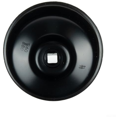 Llave de filtro de aceite, herramienta de extracción de tapas de 86 mm, 16 flautas para motores BMW y coches compatibles con material de grado profesional y protección de filtro